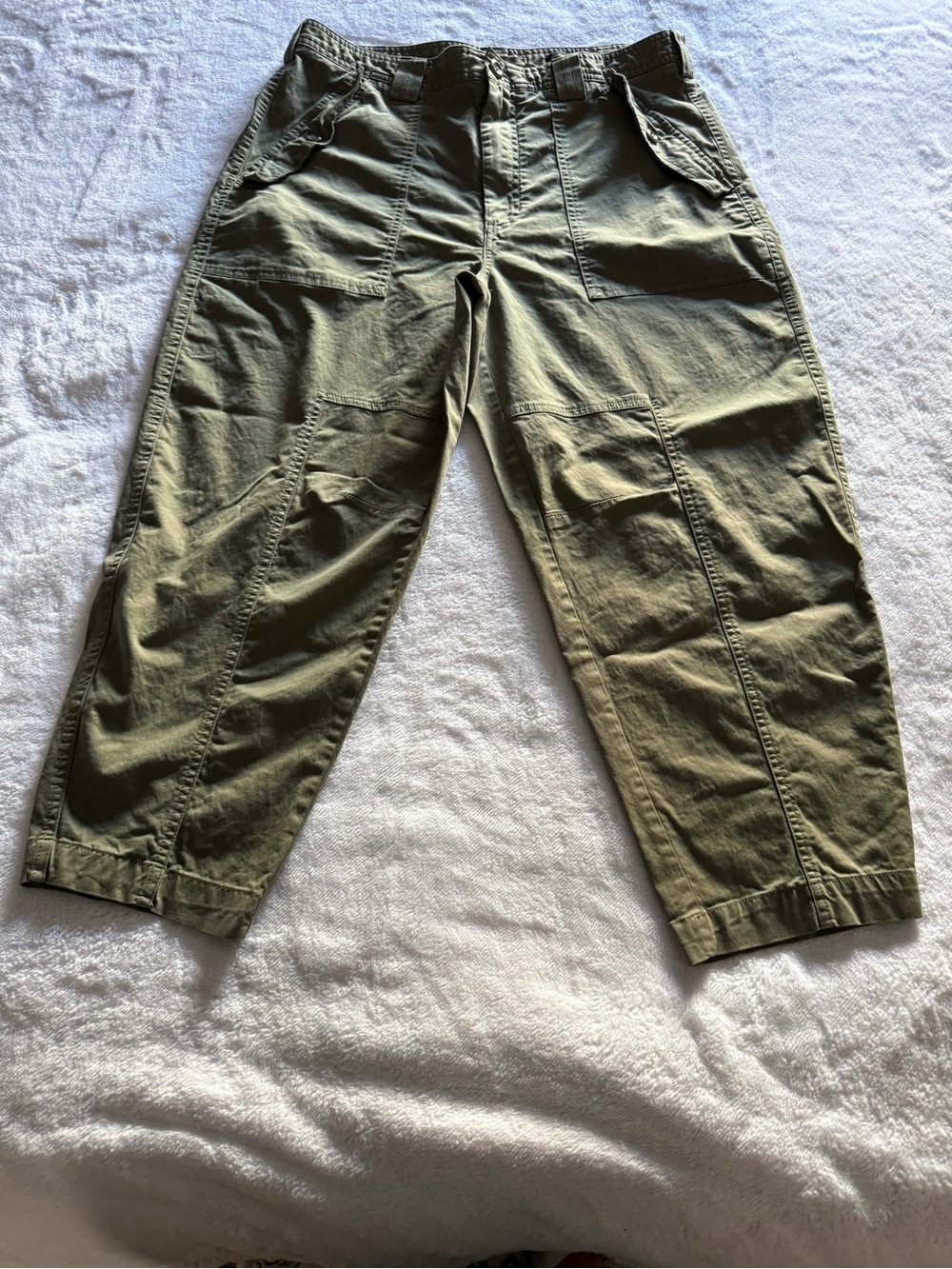 Banana Republic Olive Green Utility Trousers